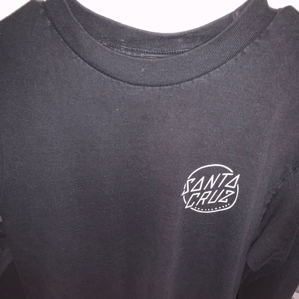 Black Santa Cruz Gateway hand shirt (medium)